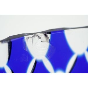 73037 ŚWIETNY KOBALTOWY OGROMNY KRYSZTAŁOWY WAZON (3).JPG