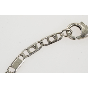 73057 STARA BRANSOLETA PŁASKI ŁAŃCUSZEK 3,4 G PR. 925 DŁUGOŚĆ 19 CM (2).JPG