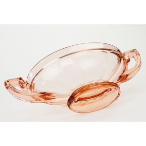 73141 VAL SAINT LAMBERT NOEMIE ŚLICZNA ŁOSOSIOWA PATERA Z USZAMI ART-DECO (4).JPG