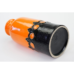 73247 JASBA CZARNO-POMARAŃCZOWY DUŻY WAZON W STYLU OP-ART (5).JPG