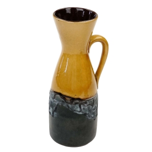 73248 CARSTENS TONNIESHOF CERAMICZNY BURSZTYNOWO-ZIELONY WAZON Z LAT 60-TYCH (1).jpg