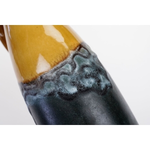 73248 CARSTENS TONNIESHOF CERAMICZNY BURSZTYNOWO-ZIELONY WAZON Z LAT 60-TYCH (3).JPG