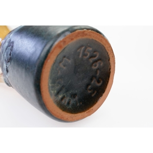 73248 CARSTENS TONNIESHOF CERAMICZNY BURSZTYNOWO-ZIELONY WAZON Z LAT 60-TYCH (5).JPG