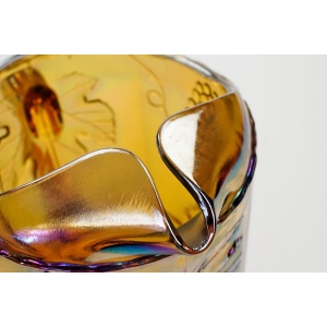 73254 INDIANA GLASS CARNIVAL GLASS DUŻY IRYZOWANY DZBAN W WINOGRONA (3).JPG