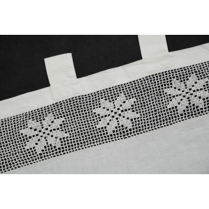 73290 SZYDEŁKO PŁÓTNO I KORONKA SZYDEŁKOWA ZAZDROSTKA LAMBREKIN 90 X 46 CM (2).JPG