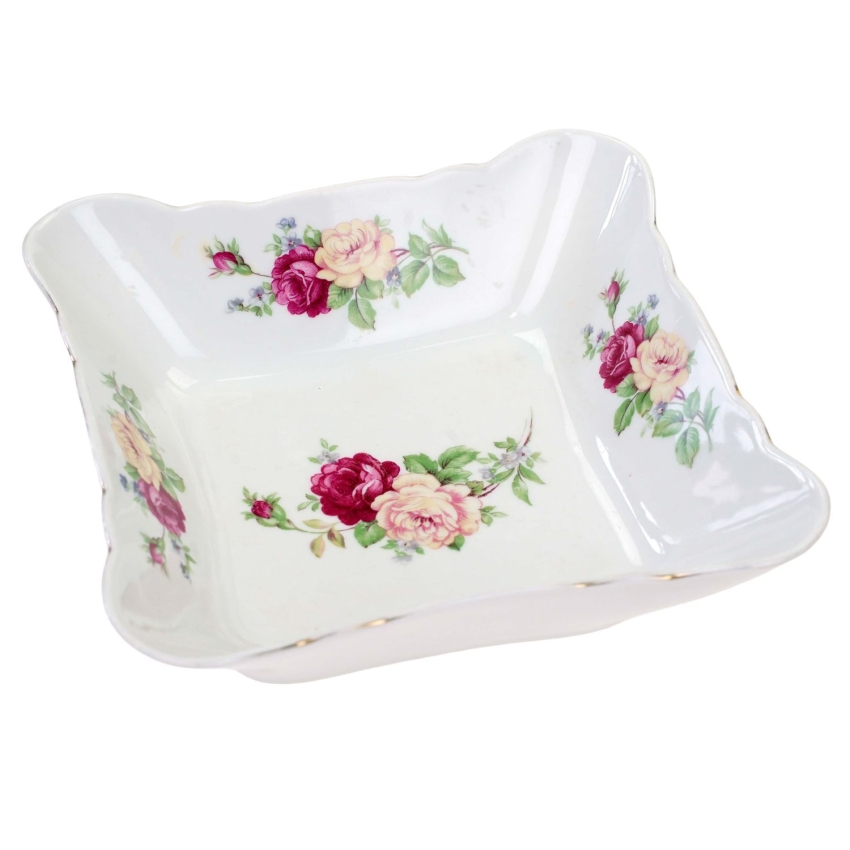 73378 ĆMIELÓW KWADRATOWA MISA SALATERA W RÓŻE (1).jpg