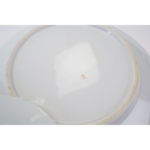 73379 SECESJA SERWIS DESEROWY PATERA Z USZAMI I 11 TALERZYKÓW FIOŁKI I STOKROTKI (6).JPG