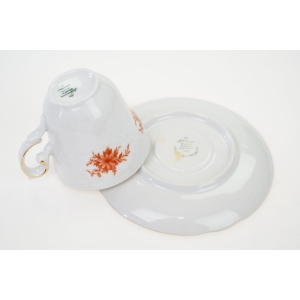 73386 SELTMANN MOKKA ZE SPODKIEM POMARAŃCZOWE KWIATKI (5).JPG