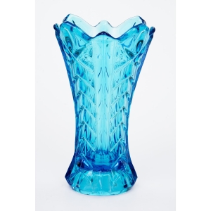 73410 INWALD RUDOLFOVA HUT’ CUDOWNY DUŻY TURKUSOWY WAZON Z LAT 50-TYCH (2).JPG