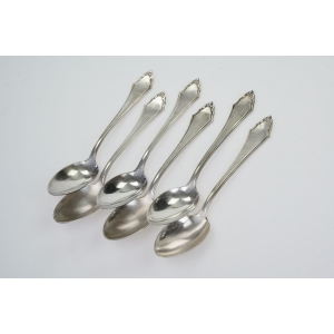 73420 ZENTRA KOMPLET SZEŚCIU ŁYŻEK DO ZUPY PLATEROWANYCH SREBREM (6).JPG