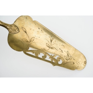 73424 FRANCJA ART-NOUVEAU CUDOWNA ŁOPATKA DO CIAST TORTÓW (3).JPG