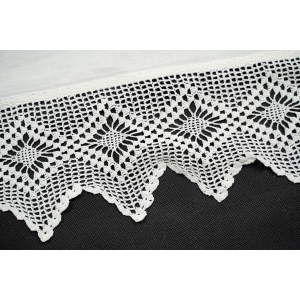 73430 SZYDEŁKO PŁÓTNO I KORONKA SZYDEŁKOWA ZAZDROSTKA LAMBREKIN 119 X 31 CM (2).JPG