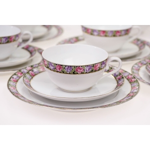 73451 ROSENTHAL BALMORAL RÓŻANA BORDIURA SERWIS DO HERBATY 6 OSÓB (2).JPG