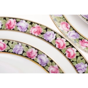 73451 ROSENTHAL BALMORAL RÓŻANA BORDIURA SERWIS DO HERBATY 6 OSÓB (3).JPG