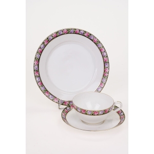 73451 ROSENTHAL BALMORAL RÓŻANA BORDIURA SERWIS DO HERBATY 6 OSÓB (8).JPG