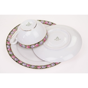 73451 ROSENTHAL BALMORAL RÓŻANA BORDIURA SERWIS DO HERBATY 6 OSÓB (9).JPG