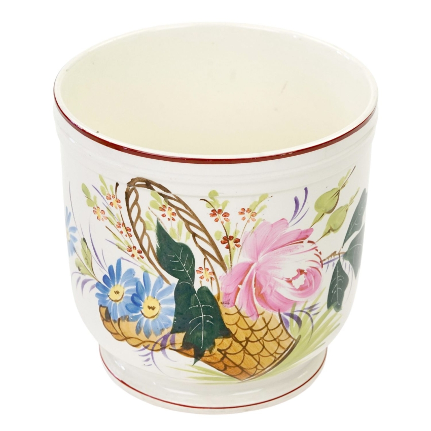 73490 ŚWIETNIE MALOWANA DONICA OSŁONKA NA DONICZKĘ (1).jpg