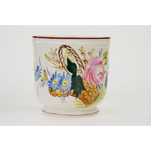 73490 ŚWIETNIE MALOWANA DONICA OSŁONKA NA DONICZKĘ (2).JPG