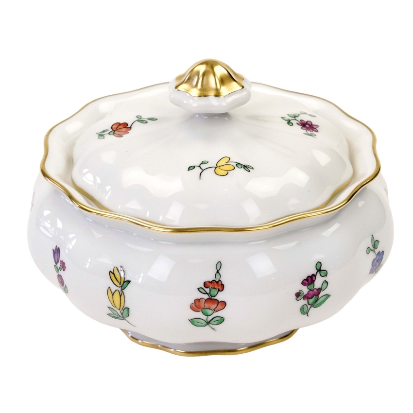 73494 FÜRSTENBERG ŚLICZNA BOMBONIERA RĘCZNIE MALOWANE KWIATKI (1).jpg