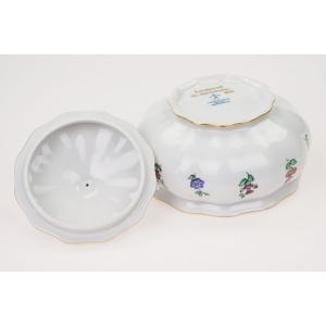 73494 FÜRSTENBERG ŚLICZNA BOMBONIERA RĘCZNIE MALOWANE KWIATKI (6).JPG