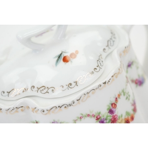 73497 ZEH SCHERZER ŚLICZNA CUKIERNICA W GIRLANDY KWIATECZKÓW I ZŁOTE ORNAMENTY (3).JPG