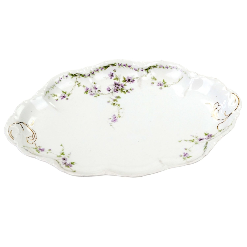 73509 R.C. ROSENTHAL VERSAILLES OWALNA PATERA FIOŁECZKI 1898 ROK (1).jpg