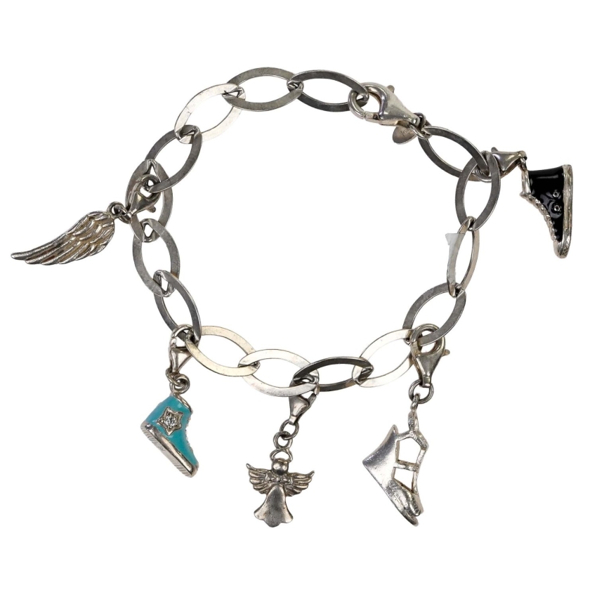 73583 SREBRO BRANSOLETKA CHARMS Z ZAWIESZKAMI WAGA 15,7 G (1).jpg