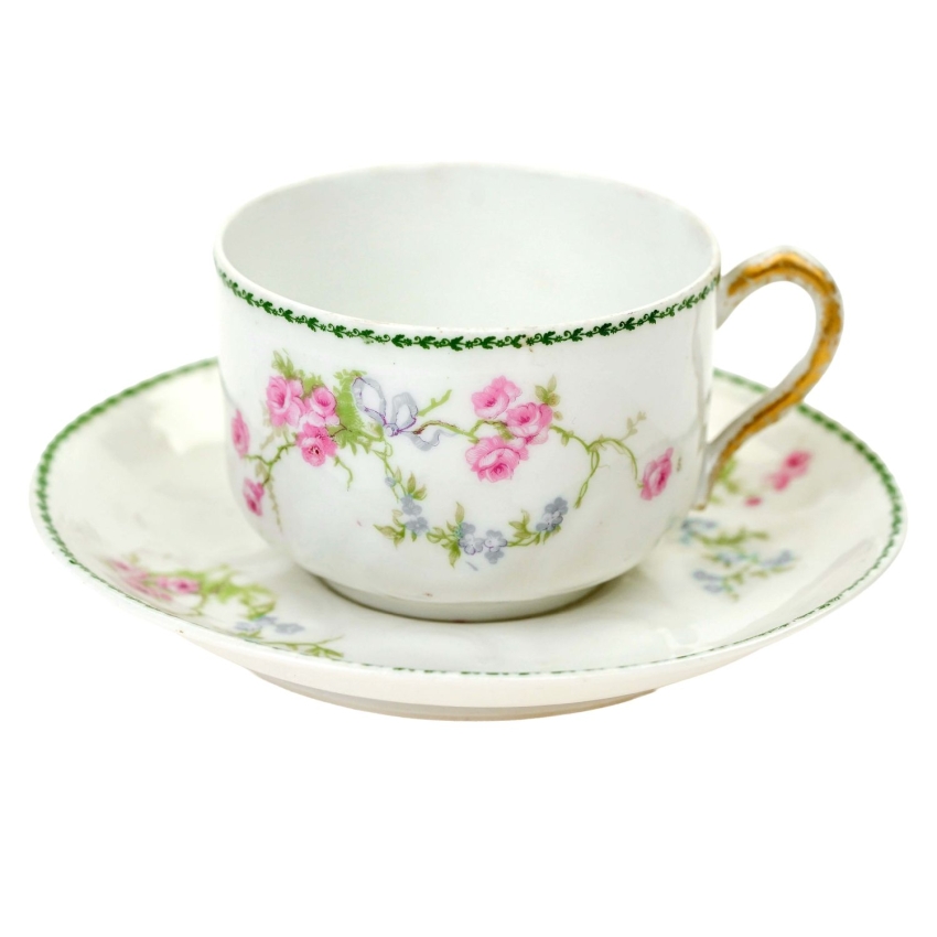 73685 TOUZE LEMAITRE FRERES L. BLANCHER LIMOGES FILIŻANKA ZE SPODKIEM (1).jpg