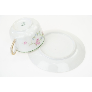 73685 TOUZE LEMAITRE FRERES L. BLANCHER LIMOGES FILIŻANKA ZE SPODKIEM (4).JPG