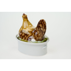 73713 CERAMICZNA KURA POJEMNIK RĘCZNIE MALOWANA (4).JPG