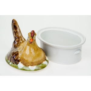 73713 CERAMICZNA KURA POJEMNIK RĘCZNIE MALOWANA (5).JPG