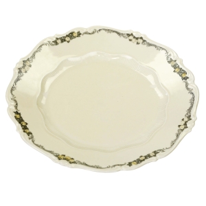 73726 SORAU ŻARY KAVALIER KOMPLET TALERZY PŁASKICH OBIADOWYCH ŻÓŁTO-CZARNE SZLACZKI (1).jpg