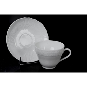 73790 HUTSCHENREUTHER DRESDEN FILIŻANKA ZE SPODKIEM W BIELI (4).JPG