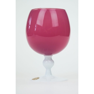 73796 EMPOLI RÓŻOWY KIELICH WAZON DEKORACJA (2).JPG