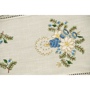 73818 BOŻE NARODZENIE HAFT WYPUKŁY BIEŻNIK SERWETA (2).JPG