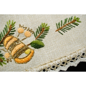 73821 BOŻE NARODZENIE HAFT WYPUKŁY BIEŻNIK SERWETA 170 x 37 cm (3).JPG