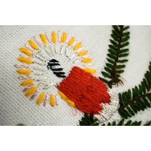 73825 BOŻE NARODZENIE STARY RĘCZNIE WYSZYWANY OBRUS SERWETA 101 X 53 CM (3).JPG