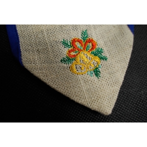 73835 BOŻE NARODZENIE SZARFA DZWONECZKI WYSZYWANA (4).JPG