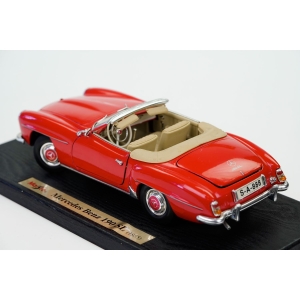 73843 MERCEDES BENZ 190 SL 1955 CZERWONY 118 MAISTO NA PODSTAWIE (2).JPG