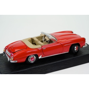 73843 MERCEDES BENZ 190 SL 1955 CZERWONY 118 MAISTO NA PODSTAWIE (3).JPG
