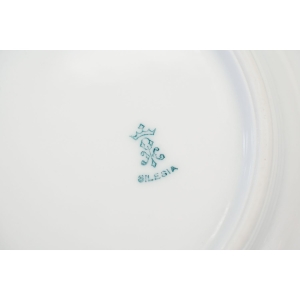 73852 OHME SECESJA KOMPLET TALERZYKÓW DESEROWYCH BIEL I ZŁOCENIA (5).JPG