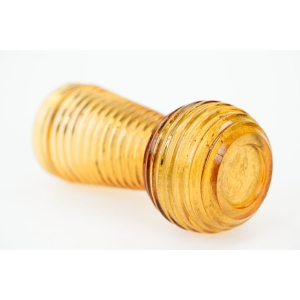 73873 PRĄDNICZANKA BURSZTYNOWY JASNY WAZON W PIERŚCIENIE NA KONWALIE (3).JPG