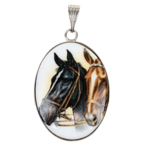 73955 PORCELANOWY WISIOR KONIE KONIKI (1).jpg