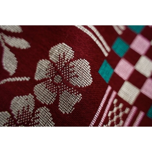 73969 CUDOWNA SECESJA BORDOWY OBRUS W KWIATY 195 X 145 CM (4).JPG