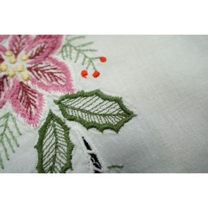 73973 BOŻE NARODZENIE WYSZYWANY BIEŻNIK I KORONKA SZYDEŁKOWA MOTYWY ŚWIĄTECZNE 94 X 41 CM (4).JPG