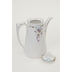 74017 C.T. ALTWASSER SECESJA DZBAN DO KAWY GIRLANDY FIOŁECZKÓW (4).JPG