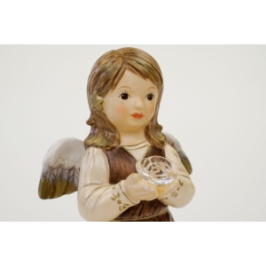 74032 BOŻE NARODZENIE GOEBEL ANIOŁEK Z RÓŻĄ RĘCZNIE MALOWANY LIMITOWANA EDYCJA (2).JPG