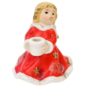 74039 BOŻE NARODZENIE GOEBEL ŚPIEWAJĄCY ANIOŁEK ŚWIECZNIK RĘCZNIE MALOWANY V (1).jpg