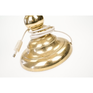 74048 LAMPA DUŻA MOSIĘŻNA PODSTAWA DO LAMPY Z ABAŻUREM Z TKANINY (4).JPG