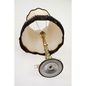 74048 LAMPA DUŻA MOSIĘŻNA PODSTAWA DO LAMPY Z ABAŻUREM Z TKANINY (5).JPG